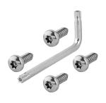Professional Anti Tamper Stainless Steel Security Fasteners A4-80 Screws 1 1/2