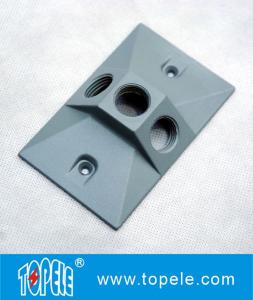 Quality OEM Vertical Aluminum Rectangular Weatherproof Electrical Boxes Cover wholesale