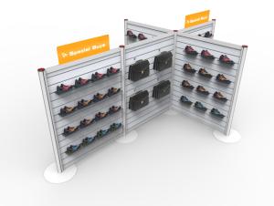 Quality Double-sided aluminum slatwall for trade show exhibition display wholesale
