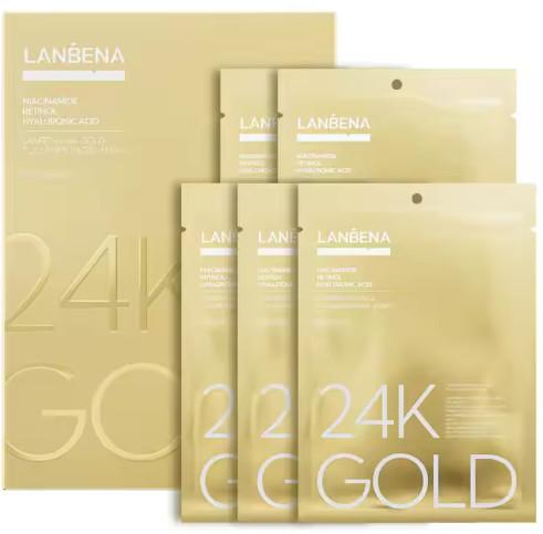 24K Gold Collagen Facial Face for Women Anti Aging Facecare Face Mask for