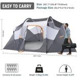 Camping family tent，outdoor trekking