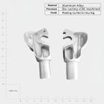 Powder Coated Aluminium Alloy Die Casting Housing with High Corrosion Resistance