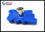 Blue Train Silicon Kids Bedroom Knobs / Soft Plastic Childrens Wardrobe Door