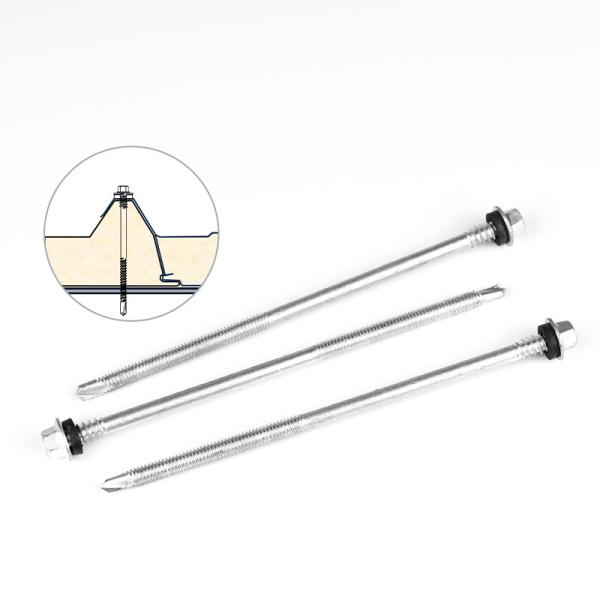 Hex Head Self Drilling Screw for Roofing Zinc Alloy Coated Metric Measurement