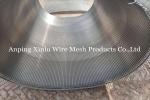 Cylindrical Ss304 Wedge Wire Screen Pipe Welded Inside Outside Basket