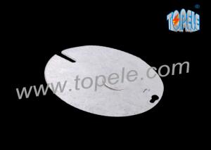 Quality Round Gang Box Cover / Outlet Box Covers Weatherproof Flat Used To Attach Switches wholesale