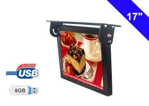 Quality 17 Inch LCD Display Bus TV Monitors DC 6V - 36V USB Ad Content Update wholesale