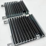 Electronic Aluminum Heat Sink , CPU Chip Module Dedicated Heat Sink