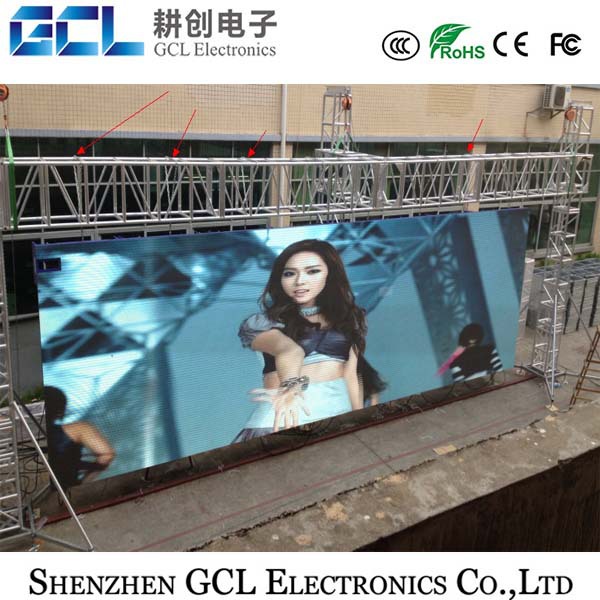 High resolution pantallas de led full color