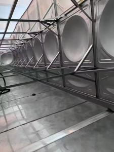 Quality Food grade Stainless Steel Water Storage Tank Hot Pressed Panel metal Drinking welded ss 304 sectional wholesale