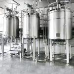 500L volume Automatic Stainless Steel Milk Yogurt Strain Tank