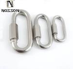 ZINC 304 316 Stainless Steel Square-Shaped Threaded Quick Connecting Links with