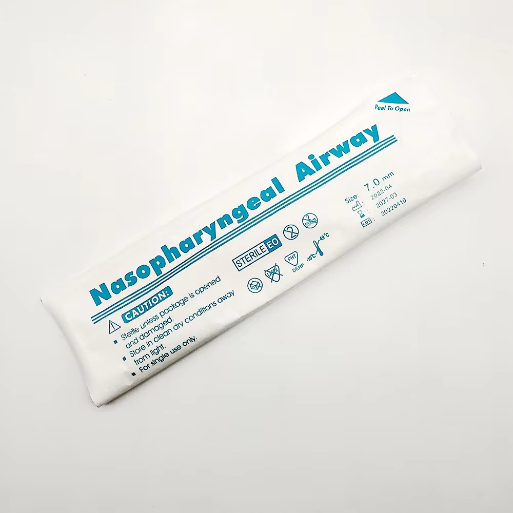 ICU 5.0mm Pediatric Device Easy Insertion Medical PVC Nasopharyngeal Airway Factory Supplier