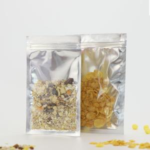 Quality Clear One Side Zipper BOPP Food Packing Pouches wholesale