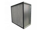 Fiberglass Deep Pleat Air Filter Replacement HEPA Panel Filter For Clean Room