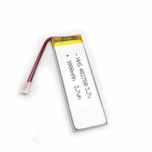 China PL402780 UN38.3 CC CV 3.7V 1000mAh Li Polymer Battery on sale