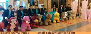 Quality Electric Animal Scooter Rides Happy Rider Toys On Wheel Animal Riding for Party Rental wholesale