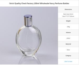 Quality 100ml Wholesale Fancy Perfume Bottles wholesale