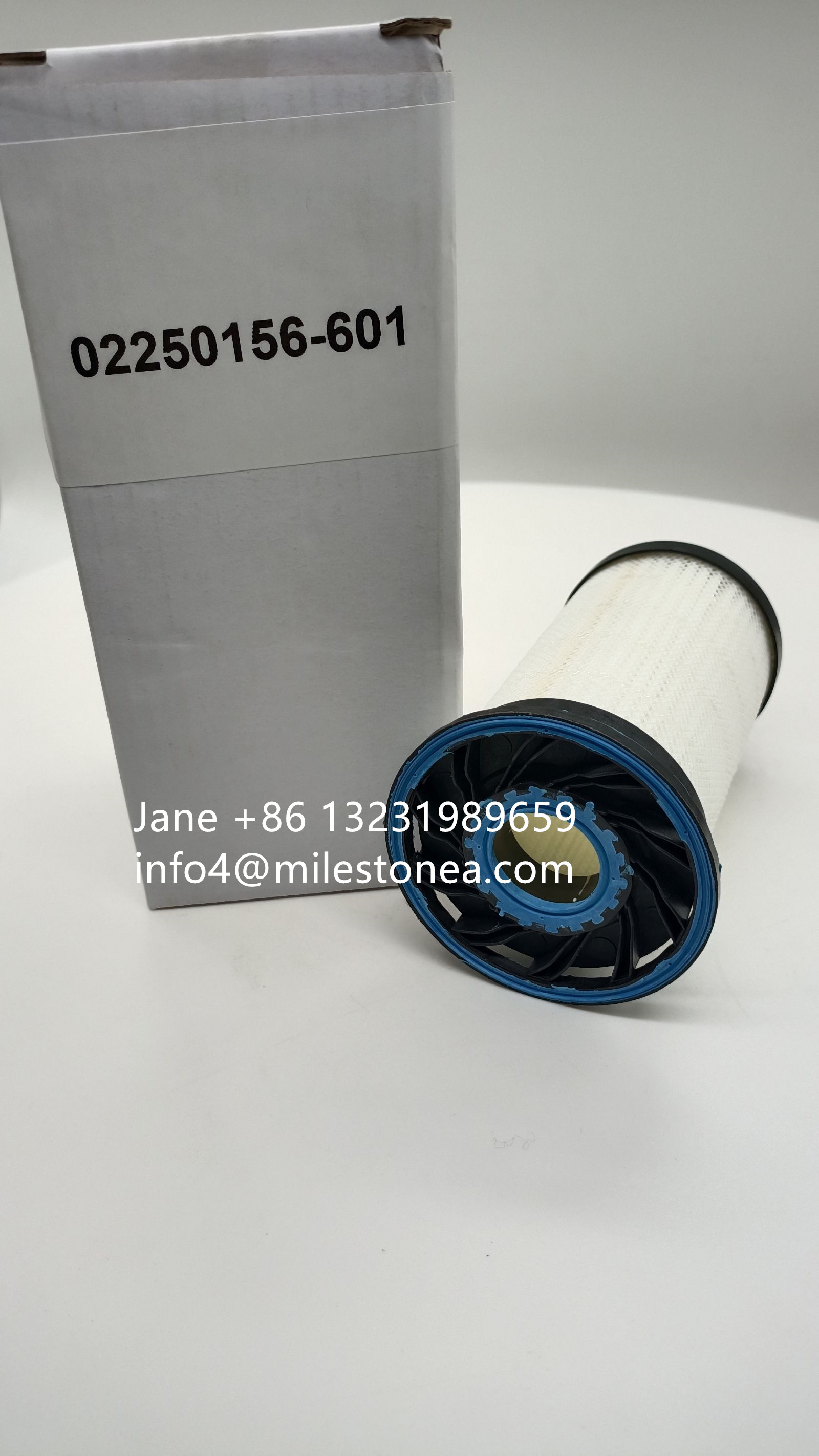 Best selling replacement oil filter 02250156-601 for screw air compressor parts with high quality