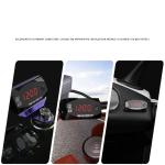 IP67 Digital Calibrate Led Motorcycle Volt Meter 120cm Wire Length