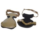 American Pair of Black and Brown Knee Pads Ultimate Protection for Outdoor