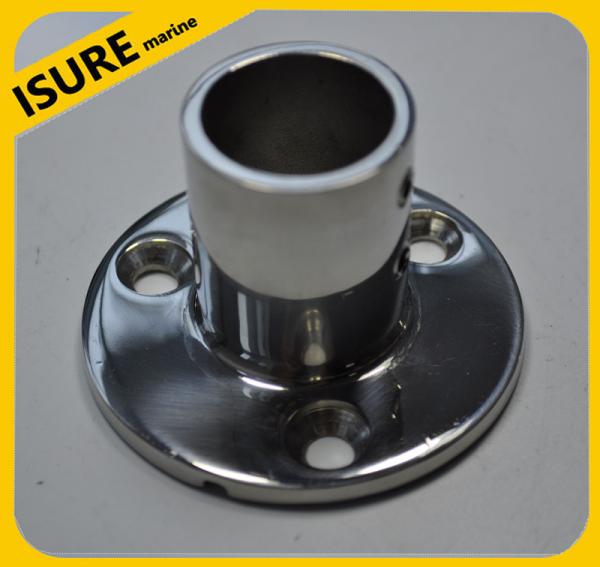 Cheap Boat Deck Handrail Round Base 90 degree,marine hardware for sale