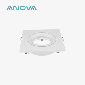 Quality Renewable Material GU10 Downlight Housing Square Tilted MR16 Downlight Housing wholesale