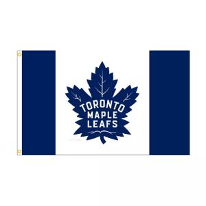 Quality Pantone Color Toronto Maple Leaf Flag 3x5ft Silk / Digital / Sublimation Printing wholesale
