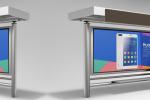 Anti Corrosive Prefabricated Bus Shelters , FRP Structure Stainless Steel Canopy
