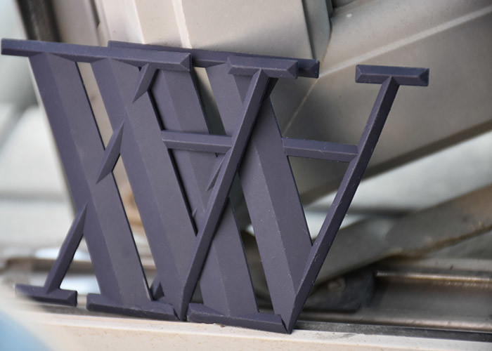 3D Silicon Logo Printed Garment Label Heat Transfer Rubber Letter