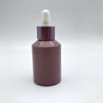 Portable Empty 100ml 500ml Boston Round Bottle With Dropper Hanya