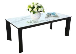 Quality Rectangle Ceramic Topped Dining Table wholesale