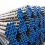 ASTMA53 API5L Round Black Carbon Steel Pipe Plain Screwed Finish