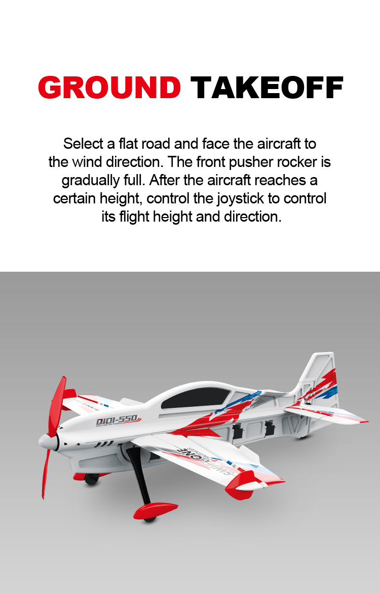 Trainstar RC Plane Glider EPP Foam Trainer Warbird Fixed Wing RTF One-Key U Turn Electric Power Source 140g 2.4GHz 4CH