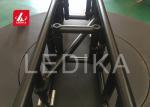 Matt Black Aluminum Spigot Truss For Indoor Concert Parties , DJ Truss System