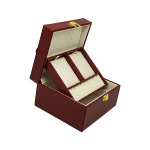 Quality Electroplating Hardware Mirror Jewelry Organizer Box With Handle wholesale