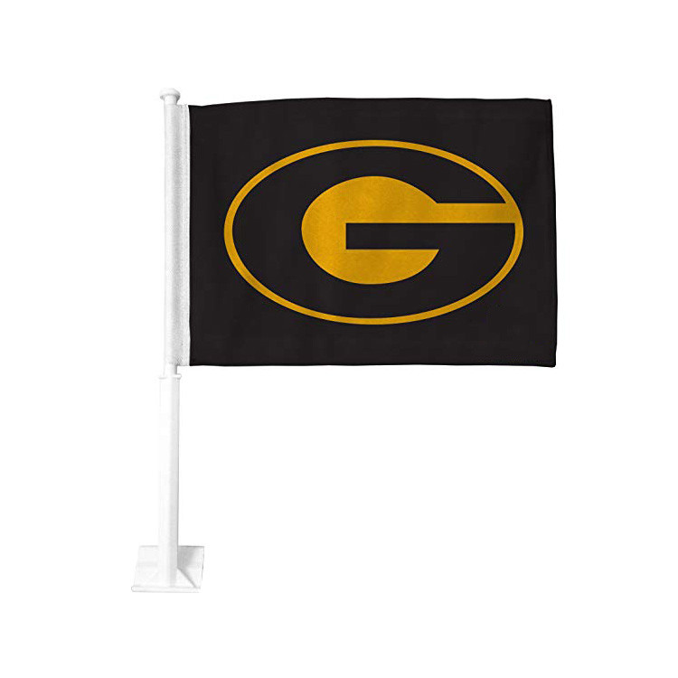 YB Flagolden car flags screen printed high quality