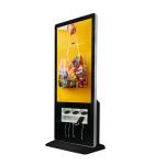 55 Inch Android 7.1 Wifi Digital Signage Smart Phone Charging Cable Wireless