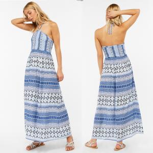 Quality Factory Direct Sales Halter Maxi Dress Laddies Boho Long Dresses wholesale