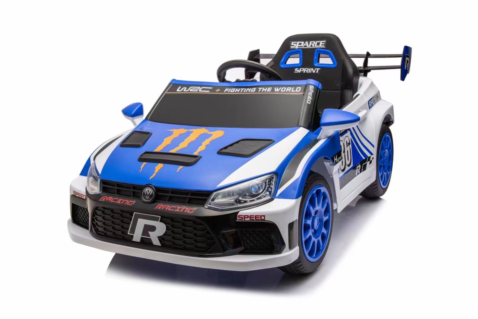 2023 Electric Toy Car with Double Doors and Large Independent Seats Ride On Style