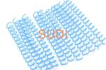 Strong Tension Strength Sky Blue 2.79mm Plastic Spiral Binding Coils