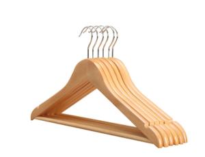 Quality 44.5cm Solid Wood Coat Hangers wholesale