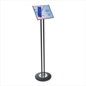 Quality Base 280mm Poster Display Stand Double Pole Frame Angle Adjustable wholesale