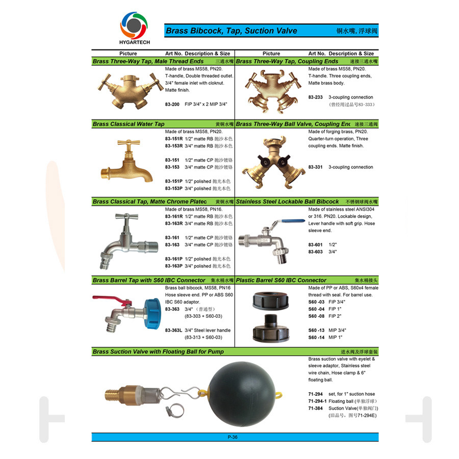Brass Ball Valve W/ Male Thread Ends Lever Steel Handle