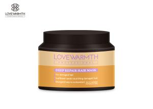 Quality Sunflower Seeds Nourishing Hair Mask With Marigold Flower Fragrance OEM Size wholesale