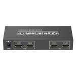 150*64*25mm 4K 3D 340Mhz 2x2 HDMI 4K Splitter