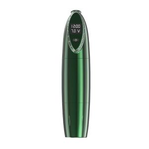 Quality Green Color Rechargeable Tattoo Gun , Wireless Rotary Tattoo Pen 1600mAh Capacity wholesale