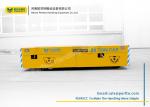 Yellow Color 20 Ton Electric Transfer Cart Used To Move Die , Coils Or Materials