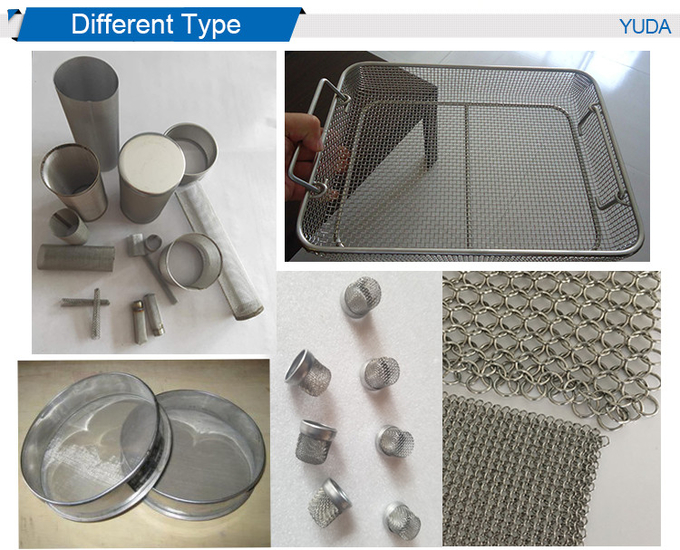 Ultra Fine Woven Stainless Steel Mesh Screen Filter 304 316 Plain Weave Mesh Rolls