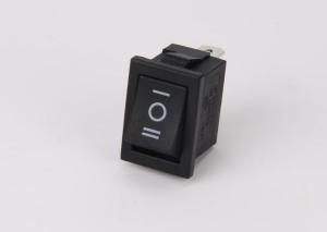 Quality Industrial 3 Pins Push Button Rocker Switch 21 * 15MM ON - OFF - ON PC Button wholesale